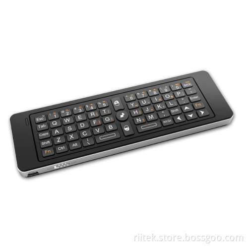 Rii Mini I13 Multimedia Air Mouse Keyboard+Skype Phone + TV Remote Control for Mini PC, Android TV Box. PC. Smart TV. HTPC